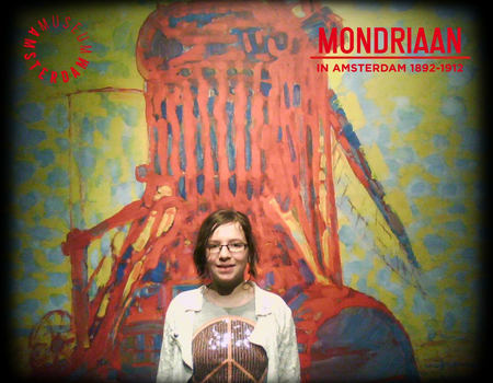 Ronald bij Mondriaan in Amsterdam 1892-1912