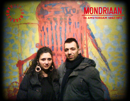 silvia bij Mondriaan in Amsterdam 1892-1912