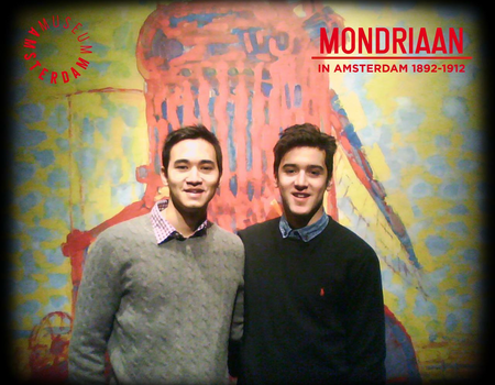 jorge bij Mondriaan in Amsterdam 1892-1912