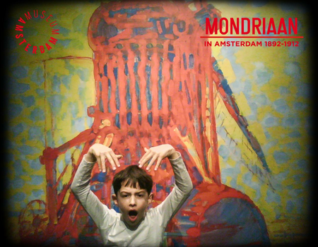 Luuk bij Mondriaan in Amsterdam 1892-1912