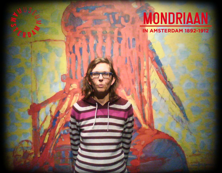 henk bij Mondriaan in Amsterdam 1892-1912