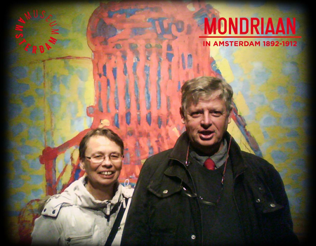 Dirk bij Mondriaan in Amsterdam 1892-1912
