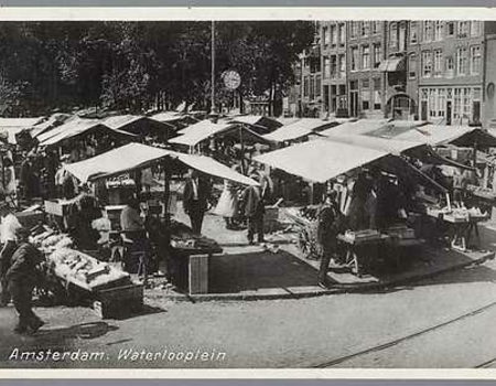 Waterloopleinmarkt in de dertiger jaren