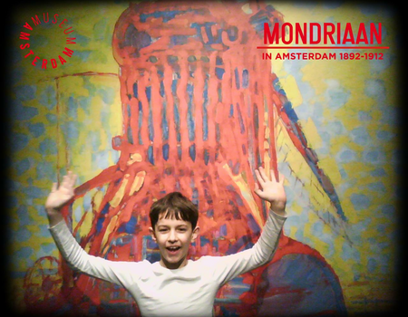 Luuk bij Mondriaan in Amsterdam 1892-1912
