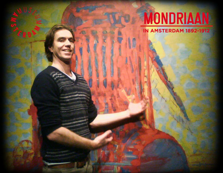 frank  bij Mondriaan in Amsterdam 1892-1912