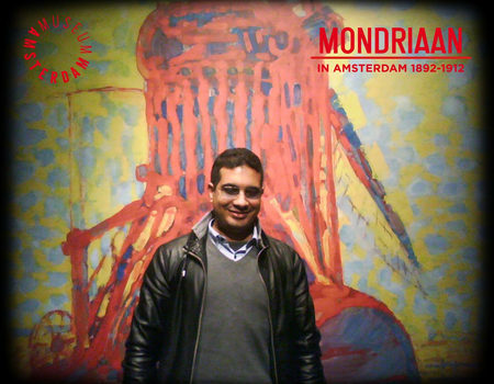 Najib bij Mondriaan in Amsterdam 1892-1912