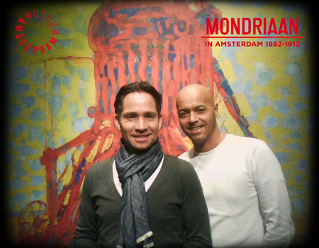 Huub bij Mondriaan in Amsterdam 1892-1912