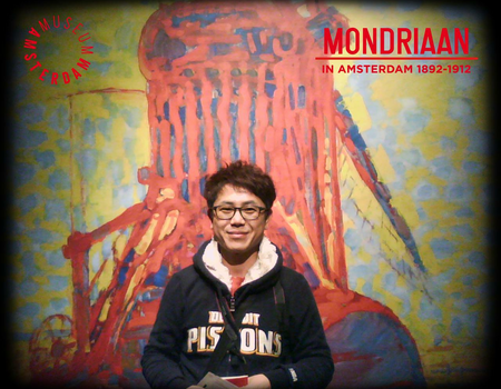yonghyun bij Mondriaan in Amsterdam 1892-1912