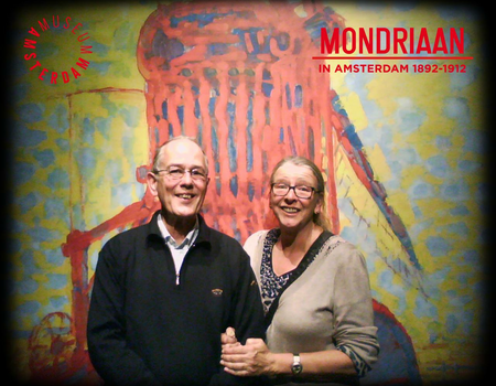 hans en ria bij Mondriaan in Amsterdam 1892-1912