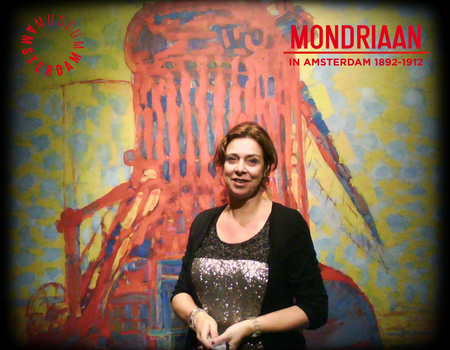 inge bij Mondriaan in Amsterdam 1892-1912