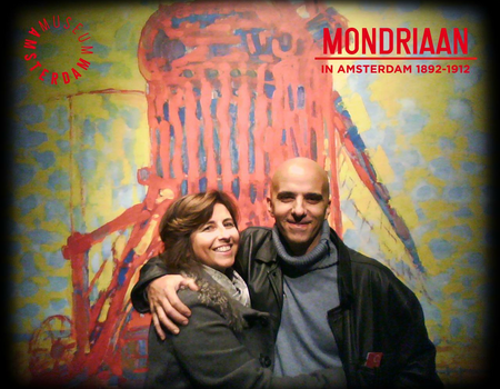 marco bij Mondriaan in Amsterdam 1892-1912