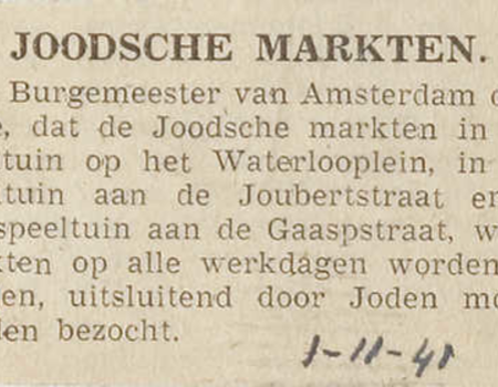 De Telegraaf, 1 november 1941