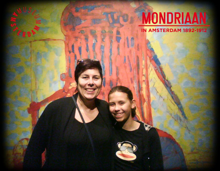 ingrid bij Mondriaan in Amsterdam 1892-1912