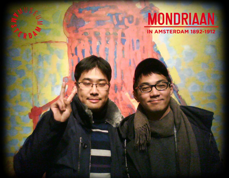 gyuhyun bij Mondriaan in Amsterdam 1892-1912