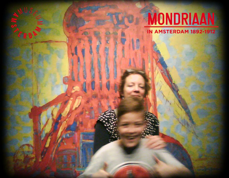 Marga bij Mondriaan in Amsterdam 1892-1912