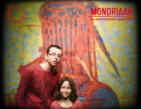 Ronald bij Mondriaan in Amsterdam 1892-1912