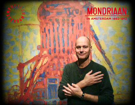 cees bij Mondriaan in Amsterdam 1892-1912