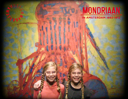 roos en juul bij Mondriaan in Amsterdam 1892-1912