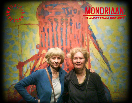 margriet-paulien bij Mondriaan in Amsterdam 1892-1912