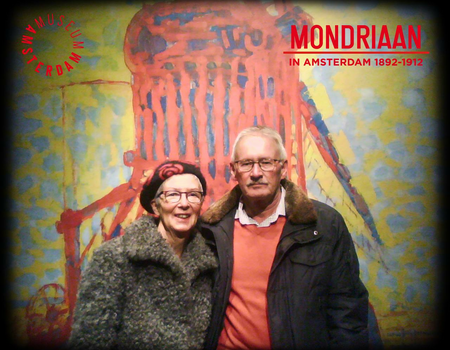 bart en janny bos bij Mondriaan in Amsterdam 1892-1912