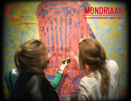 Dieuwke bij Mondriaan in Amsterdam 1892-1912