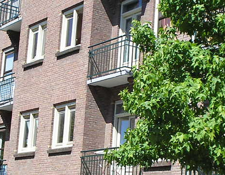 Balkon Transvaalstraat.