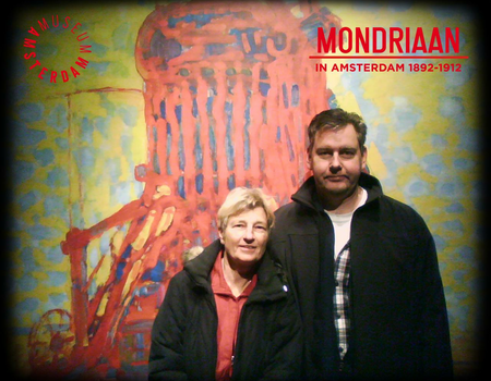 walter bij Mondriaan in Amsterdam 1892-1912
