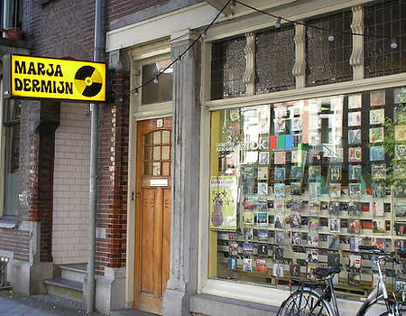 De platenzaak van Marja Dermijn, Pretoriusstraat 15 - 2008.