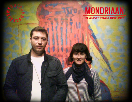 irina bij Mondriaan in Amsterdam 1892-1912