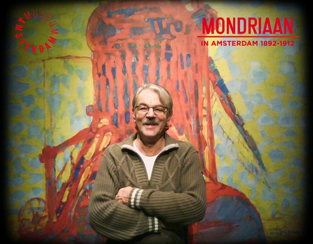 freek  bij Mondriaan in Amsterdam 1892-1912