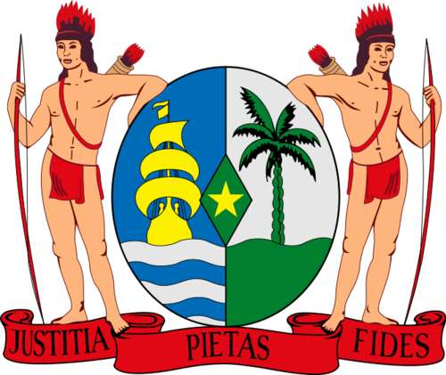 Het wapen van Suriname