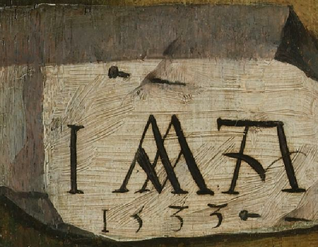 Het monogram van de meester
