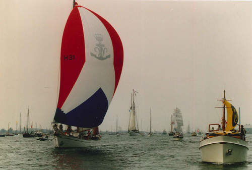 Piet van Roemburg, foto gemaakt tijdens Sail 1990