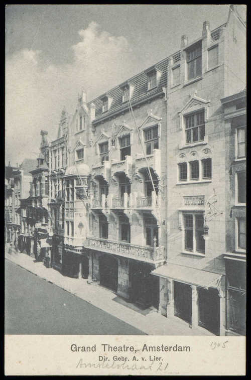 Grand Théatre des Variétés, ca. 1905 (Stadsarchief Amsterdam).