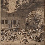 Jan van der Heyden, Blussing van brand op de Leidsegracht (12 jan. 1684), Amsterdam Museum