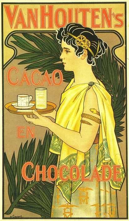 Johann Georg van Caspel, Affiche Van Houten´s cacao en chocolade 1899, Stedelijk Museum Amsterdam