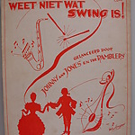 Bladmuziek 'Meneer Dinges weet niet wat Swing is', Johnny and Jones, Amsterdam Museum