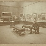 Breitner in de kunstzaal van Arti & Amicitiae in de tentoonstelling 1901
