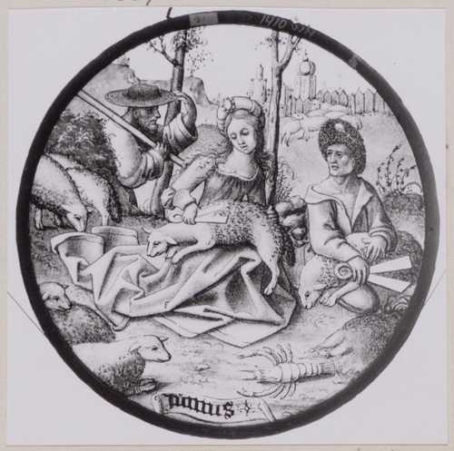 Junius, glasruit, 1510. Amsterdam Museum KA 1410