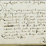 Ondertrouwakte Rembrandt en Saskia, 10 juni 1634 Stadsarchief Amsterdam