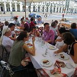 International lunch in Turino