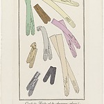 Prent uit het modetijdschrift Journal des Dames et des Modes, Costumes Parisiens, 1913, No. 92. Gants de Suède et de chevreau glacé. Rijksmuseum (objectnummer RP-P-2009-1776).