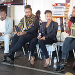 Paneldiscussie Kwaku Festival met Paul Mbikayi, Simone Zeefuik, Jessy de Abreu, Imara Limon.