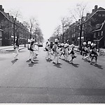 Fanfare in de Van der Pekstraat, 1978. Foto: Stadsarchief Amsterdam.