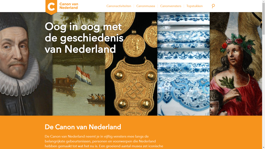 Canon Van Nederland Homepage — Hart Amsterdammuseum