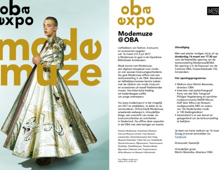 Modemuze@OBA flyer opening