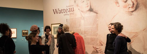 Opening van de Watteau tentoonstelling februari 2017.