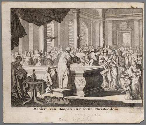 Casper Luyken, Maniere Van Doopen in 't eerste Christendom (1694)