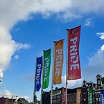 Vlaggen Pride 2017.  