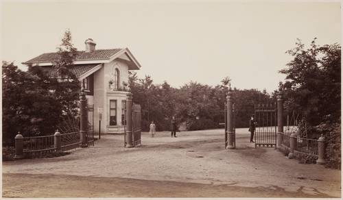 Ingang Vondelpark 1868 